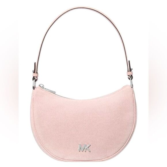 MICHAEL Michael Kors Kyla Small Hazy Pink Convertible Crossbody - Picture 2 of 10